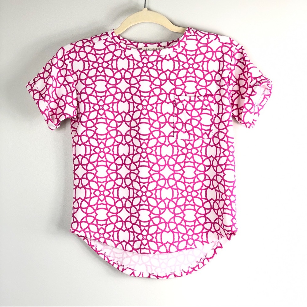Pink Geometric Top - Picture 3 of 8